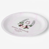 フローラウエスタンホースシューズキンセアニェラ ペーパープレート (アングル)