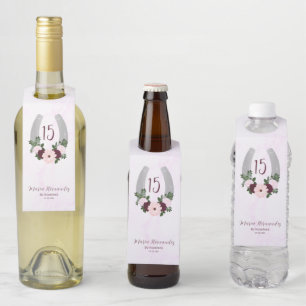 フローラウエスタンホースシューズキンセアニェラ ボトルネックタグ