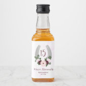 フローラウエスタンホースシューズキンセアニェラ リキュールボトルラベル (正面)