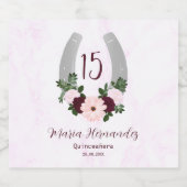 フローラウエスタンホースシューズキンセアニェラ リキュールボトルラベル (シングルラベル)