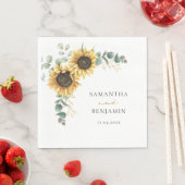 フローラウエディングパーティー紙 スタンダードランチョンナプキン (インサイチュ)