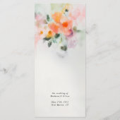 フローラウォーターエレガントカラーロマン結婚ティック メニュー (裏面)