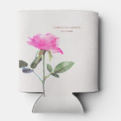 フローラウォーターカラーバラテラコッタ結婚ズ 缶クーラー (裏面)