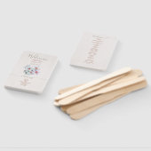 フローラウォーターカラーフランジパニテラコッタ結婚ズ ハンドファン (組立なし)