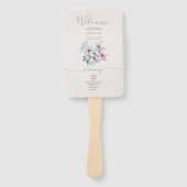 フローラウォーターカラーフランジパニテラコッタ結婚ズ ハンドファン (正面)