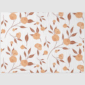 フローラウォーターカラーボホピーチモダンつる植物デクページ 薄葉紙 (正面)