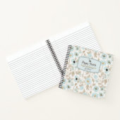 フローラウォーターカラーポピーレンタルゲストブック ノートブック (内部)