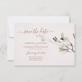 フローラウォーターカラーマグノリアテラコッタ