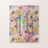 フローラウォーターカラーマザーズデイパズル ジグソーパズル (縦)