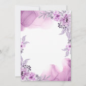 フローラウォーターカラーマザーズ昼ブランチ招待状 招待状 (裏面)