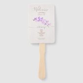 フローラウォーターカラーランキッズテラコッタ結婚ズ ハンドファン (正面)