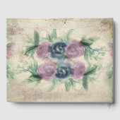 フローラウォーターバラ結婚ズゲストブック ゲストブック (裏面)