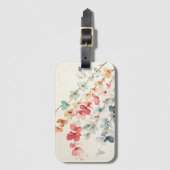 フローラウォーターフォール荷物タグ ラゲッジタグ (正面縦)