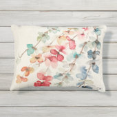 フローラウォーターフォール16"x12"アクセントピロー アウトドアクッション (裏面)