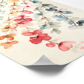 フローラウォーターフォールPremium Canvasポスター(5 x 7) ポスター (角)