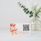 フローラウォーター色ユリテラコッタ エンクロージャーカード (スタンド正面)