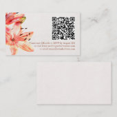 フローラウォーター色ユリテラコッタ エンクロージャーカード (正面/裏面)