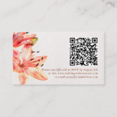 フローラウォーター色ユリテラコッタ エンクロージャーカード (正面)