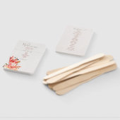 フローラウォーター色ユリテラコッタ ハンドファン (組立なし)