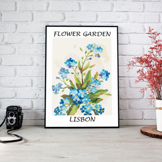 フローラウォールアートデコール キャンバスプリント