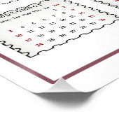 フローラウォールカレンダー2017ポスター ポスター (コーナー)