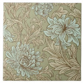 フローラウォールデコールアールヌーボーウィリアムモリスセラム タイル (正面)