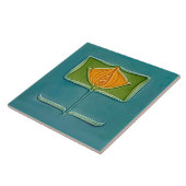 フローラウォールデコールアールヌーボーヴィンテージ抽象芸術サ タイル (側面)