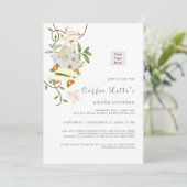 フローラウサギと卵イースタービービジネスのオープン 招待状 (スタンド正面)