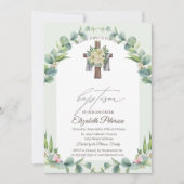 フローラウッドクロスバプテスマ招待状 招待状 (正面)