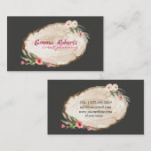 フローラウッドスライスイベント計画名刺 名刺 (正面/裏面)