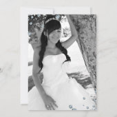 フローラウッドダイヤきらきら光るモンド16バースデーパーティー写真 招待状 (裏面)