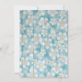 フローラウッドフェンスブライダルシャワー 招待状 (裏面)