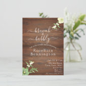 フローラウッドブランチ&バブリーブライダルシャワー 招待状 (スタンド正面)