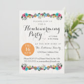 フローラウッドランズ引っ越し祝いパーティーパーティの招待状 招待状 (スタンド正面)