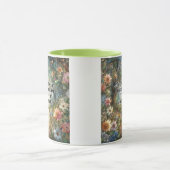 フローラウッドランドキングジェームス聖なる書物、 経典詩篇18 マグカップ (中央)