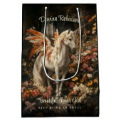 フローラウッドランド魅惑ファンタジー妖精の馬 ミディアムペーパーバッグ (裏面)