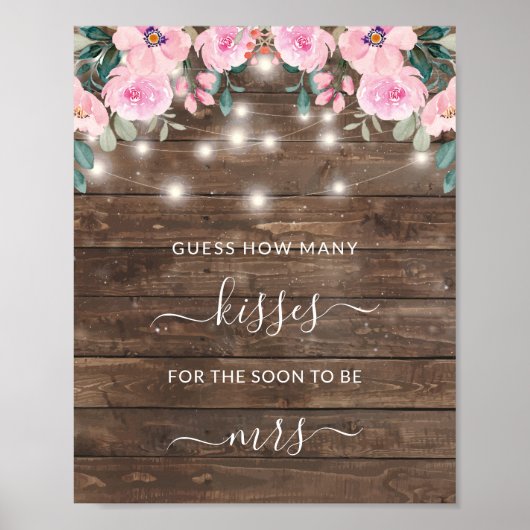 フローラウッド素朴ライトいくつのキスゲーム ポスター (正面)