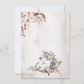 フローラウマランチベビーシャワー 招待状 (裏面)