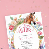 フローラウマンドカクテルダービーブライダルシャワー 招待状