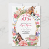 フローラウマンドカクテルダービーブライダルシャワー 招待状 (正面)