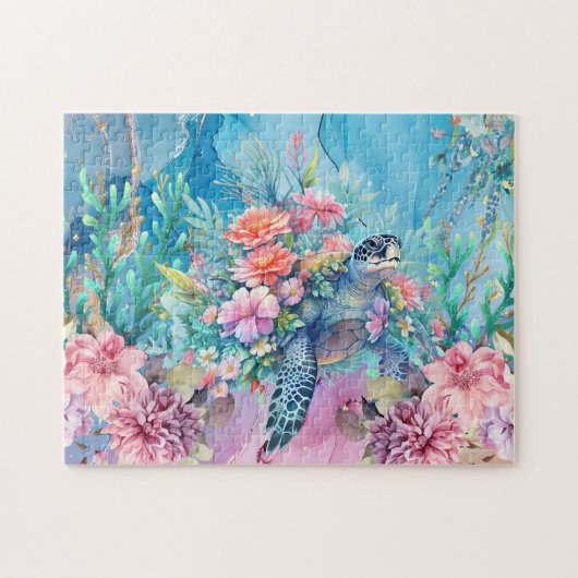 フローラウミガメ ジグソーパズル (横)