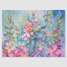 フローラウミガメ&パステルフラワーズ 薄葉紙