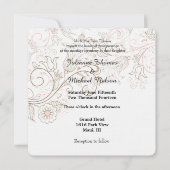 フローラウ結婚ィムシー 招待状 (正面)