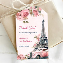 フローラエッフェルタワーパリ1st誕生日パーティー