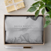 フローラエフエマデクページ白黒牡丹 薄葉紙 (ギフト)