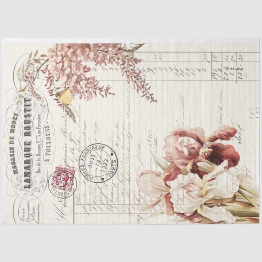 フローラエフエマデクページ紙 薄葉紙 (正面)