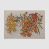 フローラエフエマデコップイエローオレンジ 薄葉紙 (正面)