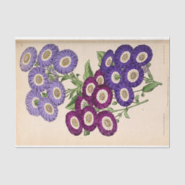 フローラエフエマデコップパープルフランスのフラワーティ 薄葉紙