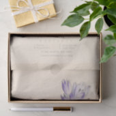 フローラエフエマデコップパープルフランスのフラワーティ 薄葉紙 (ギフト)