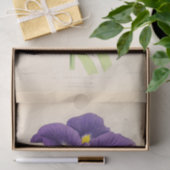 フローラエフエマデコップパープルフランスのフラワー 薄葉紙 (ギフト)